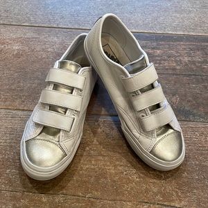 Metallic Leather Vans!